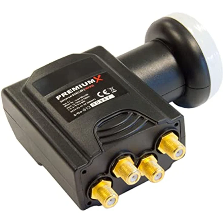 Fuba DAA 850 A Digital Sat Schüssel Anthrazit 85x85cm, Quad LNB für bis zu 4 Teilnehmer, inkl. 8x F-Stecker, ideal für FullHD und 4K-UltraHD – Bild 3