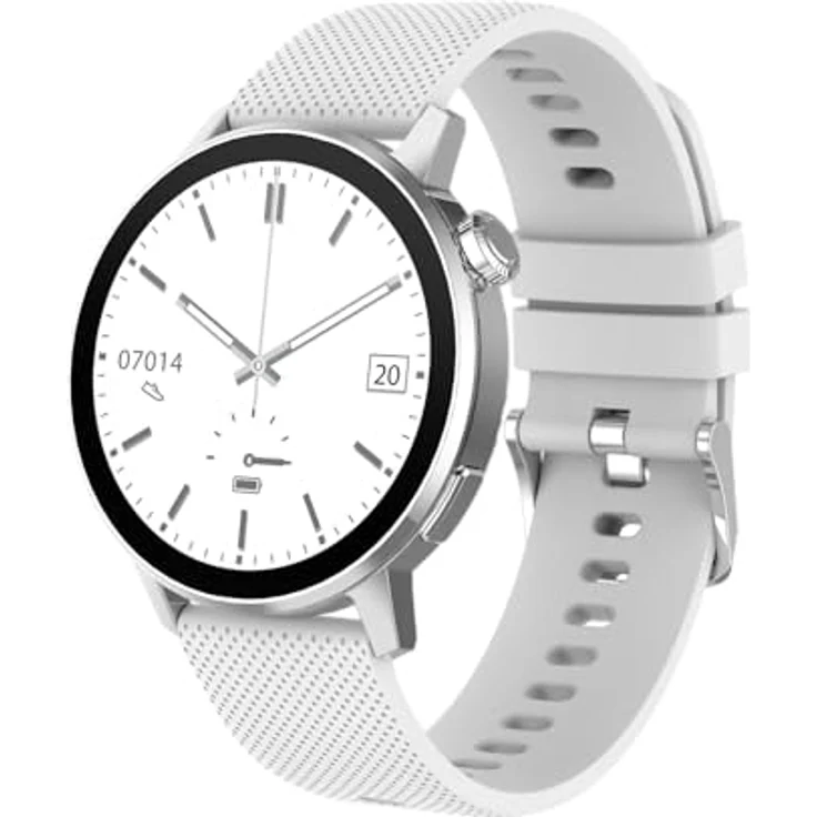 DCU TECNOLOGIC Damen-Smartwatch TEC-1,32 Zoll AMOLED-Display, GPS, Bluetooth-Anrufe, 130+ Sportmodi, Höhenmesser, Barometer, Kompass, spritzwassergeschützt, Schwarz – Bild 3