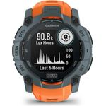 Garmin Instinct 3 Solar, Multisport-Smartwatch (50 mm) mit Silikon-Wechselarmband, schwarz