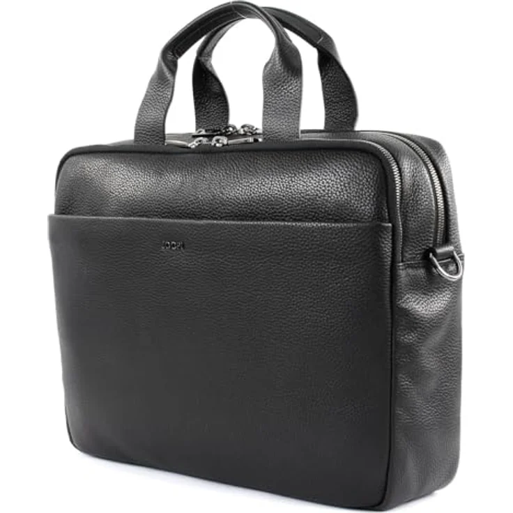JOOP! Aktentasche Cardona Pandion BriefBag MHZ, Rindleder Aktentasche mit Laptopfach, Organizer, passend für A4 Ordner, schwarz - Preisvergleich – Bild 3