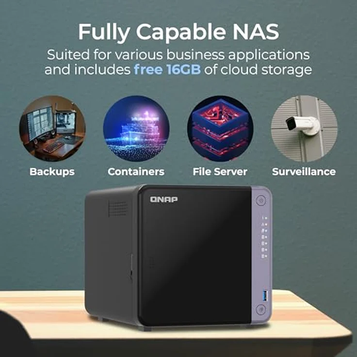 QNAP TS-432X-4G NAS 4-Bay, 10G SFP+ und 2x 2.5G Ethernet, 4GB RAM, erweiterbar – Bild 3