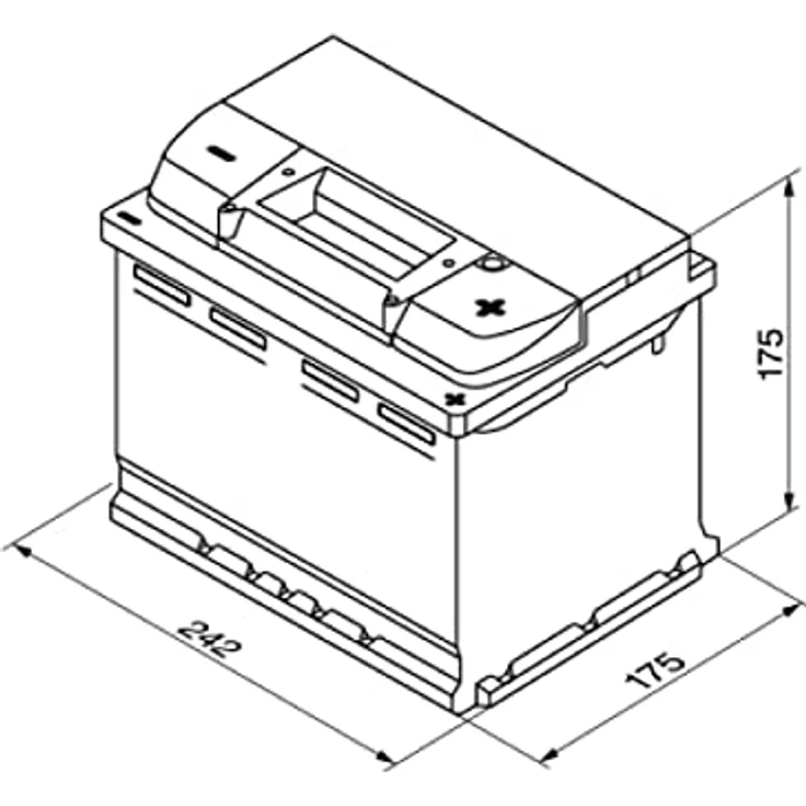 Bosch S4 004 Autobatterie, 12V 60Ah 540A, wartungsfrei für Klein- und Mittelklasseautos – Bild 4