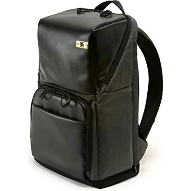 Artisan & Artist ACAM-BS0001 Basalt Backpack, Fotorucksack mit flexiblem Innenraum für SLR-Kamera und 13" Notebook, wasserabweisendes synthetisches Leder – Bild 1