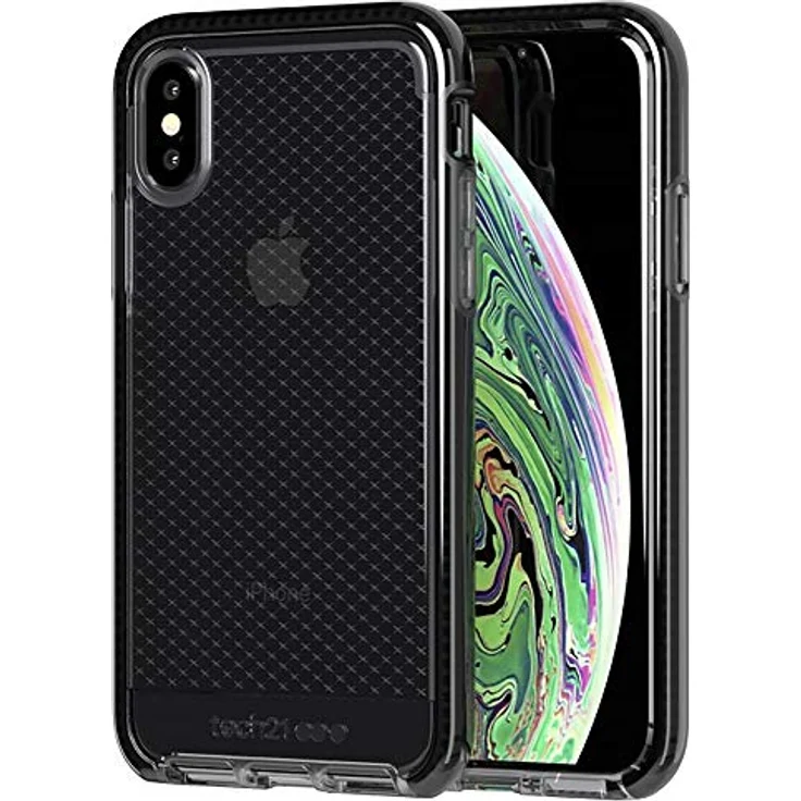 Tech21 Evo Check Schutzhülle für Apple iPhone Xs Max - Rauchig-Schwarz – Bild 2