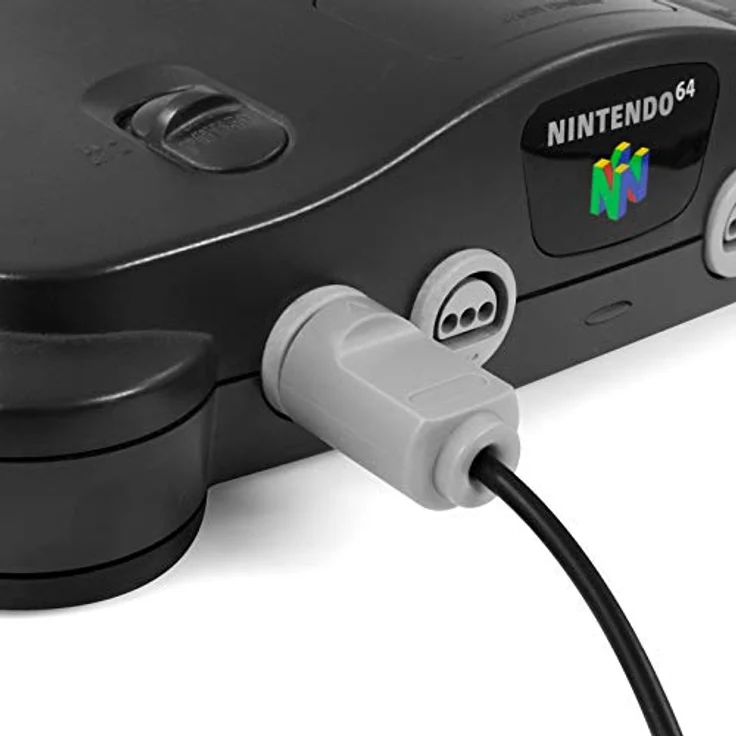 Eaxus Controller 2er Set für Nintendo 64, Schwarz, Retro Look Gamepad mit 1,80 m Kabellänge, optional 3,60 m mit Verlängerungskabel – Bild 8
