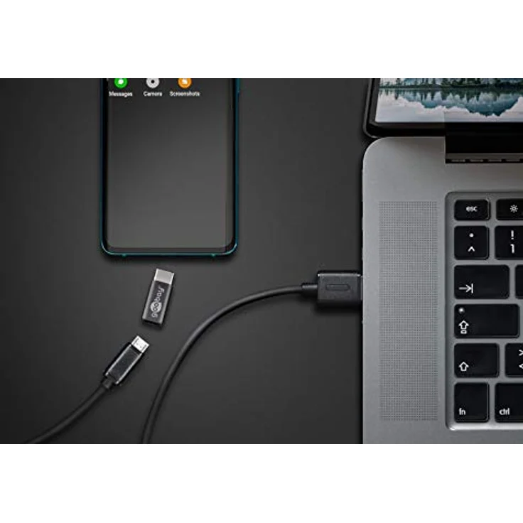 Goobay 56635 Adapter USB-C auf USB 2.0 Micro-B, grau - Preisvergleich – Bild 4