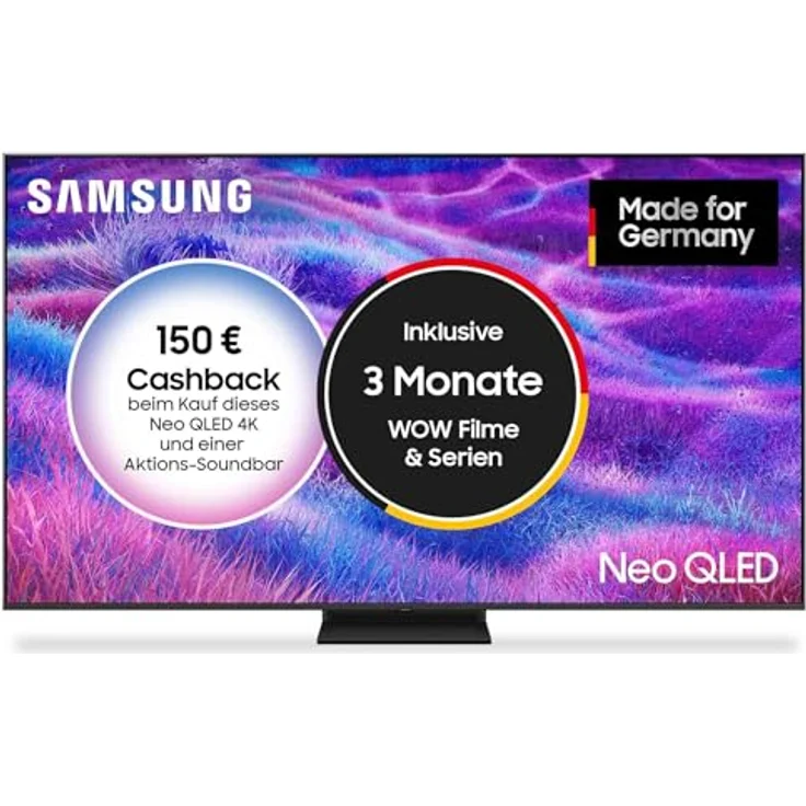 Samsung Neo QLED 4K QN80F, 50 Zoll (125 cm) Mini LED UHD Fernseher mit NQ4 AI Gen2 Prozessor, Quantum Matrix Technology, 4K Upscaling, Dolby Atmos und Knox Security, Smart TV (2025) – Bild 2