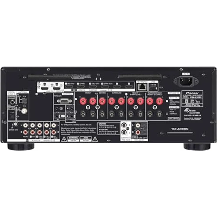 Pioneer VSX-LX305 schwarz Aktion AV-Receiver (WLAN, Mehrkanal) mit HDMI 2.1 und Dolby Atmos/DTS:X Upmixing – Bild 4