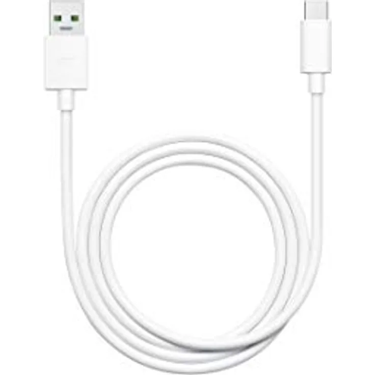 OPPO - SuperVooc USB-Kabel Typ C Ultra Schnellladung, 1 Meter - Weiß