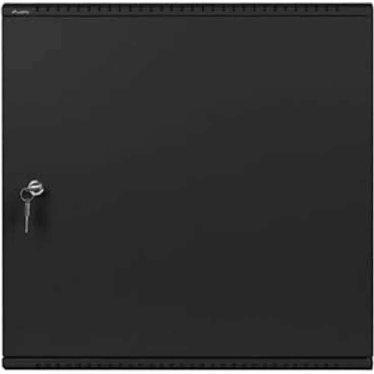 Lanberg SZAFA INSTALACYJNA RACK WISZĄCA 19 Zoll, 6U+3U, 540x200 mm, niskoprofilowa, schwarz, max. Tragfähigkeit 60 kg, abschließbar, IP20 – Bild 2