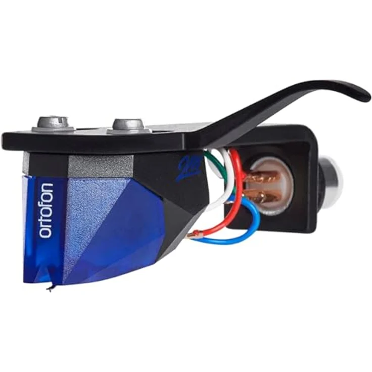 Ortofon 2M Blue, Moving Magnet Tonabnehmer System mit SH-4 Headshell, blau, 5,5 mV Ausgangsspannung, elliptischer Nadelschliff – Bild 1