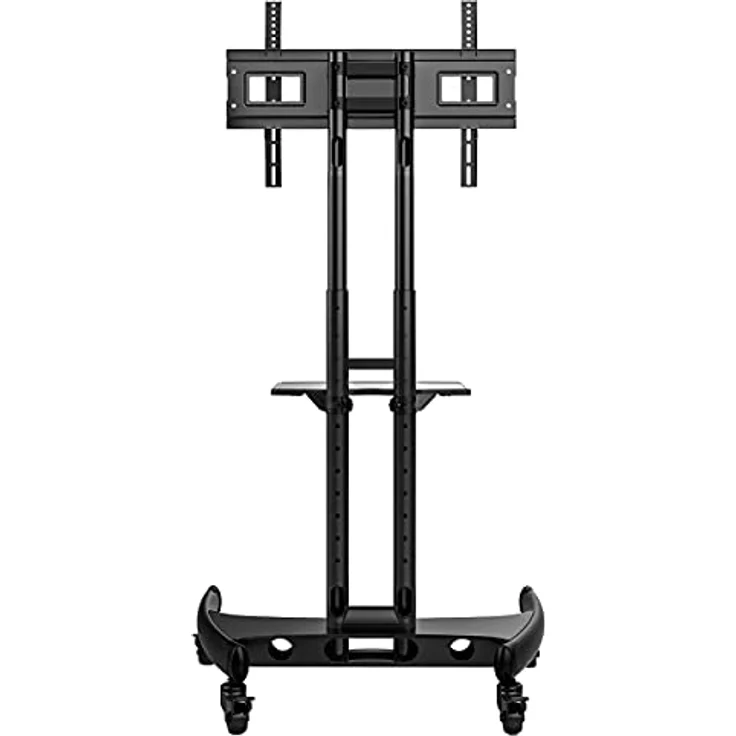 Ergosolid NB AVA1500B Standfuß mit Rollen, verstellbar, für LCD/LED/Plasma-TV bis 45,5 kg, Schwarz – Bild 4