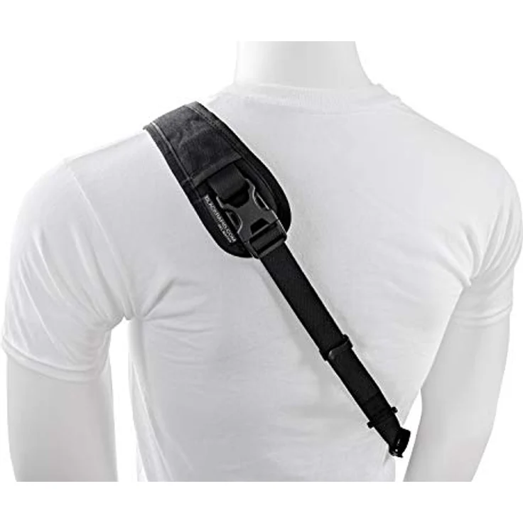 BlackRapid Metro Camera Sling - Original Kameraschlinge mit Schulterpolster aus Nylon und Duraflex-Schnalle, Schwarz – Bild 4