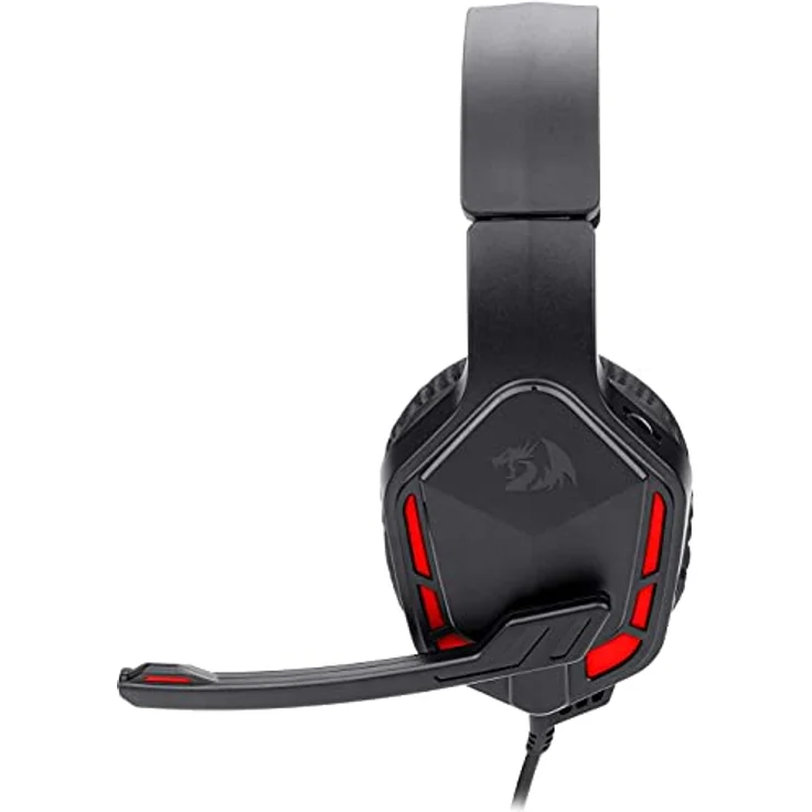 Redragon Themis H220, Kabelgebundenes On-Ear-Gaming-Headset mit 50 mm Treibern, Mikrofon und Universeller Kabelfernbedienung, Schwarz – Bild 2