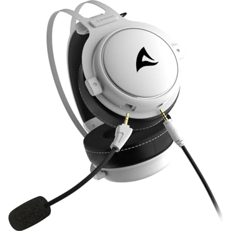 Sharkoon Skiller SGH50 Weiß, Hi-Res Audio Gaming Headset, Ohrumschließend – Bild 4