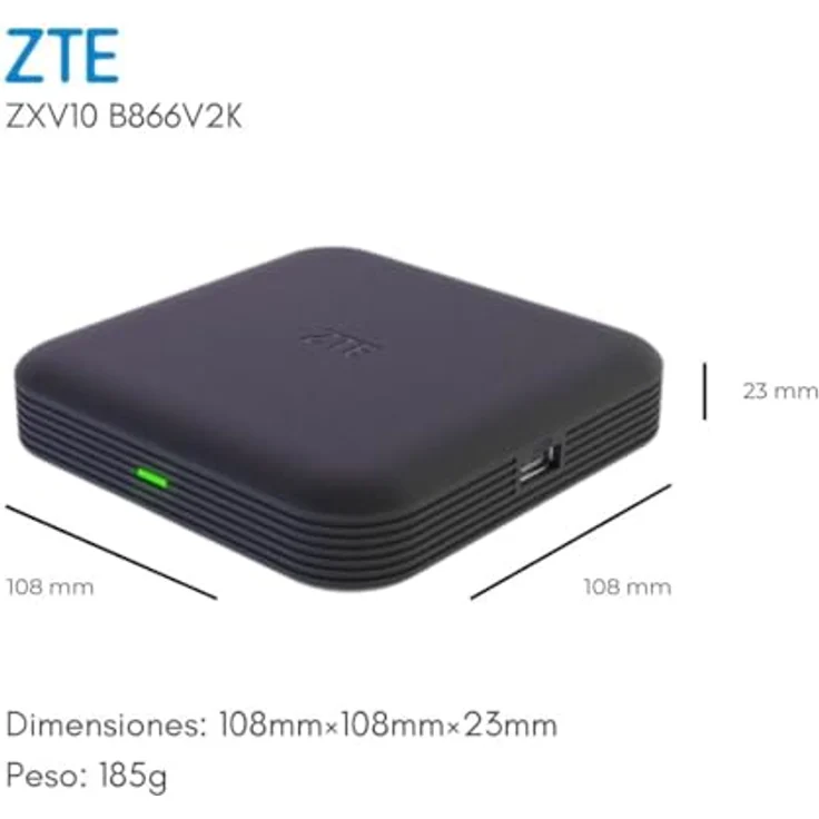 Servimat ZXV10 B866V2K, UHD Streaming Box mit 8 GB RAM, Android 11, Schwarz – Bild 9