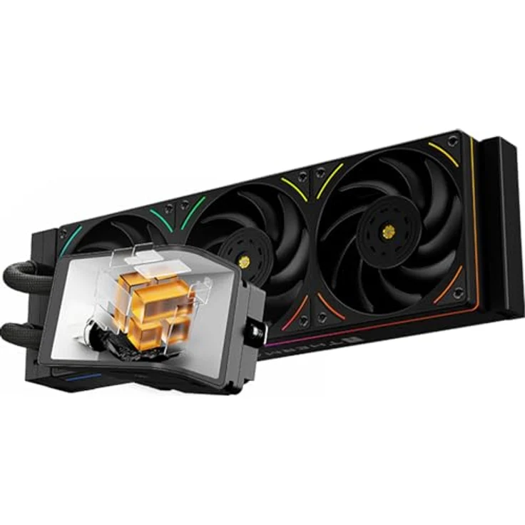Thermalright Wonder Vision 360 UB ARGB, 360mm CPU Wasserkühler mit RGB-Beleuchtung, Schwarz – Bild 1