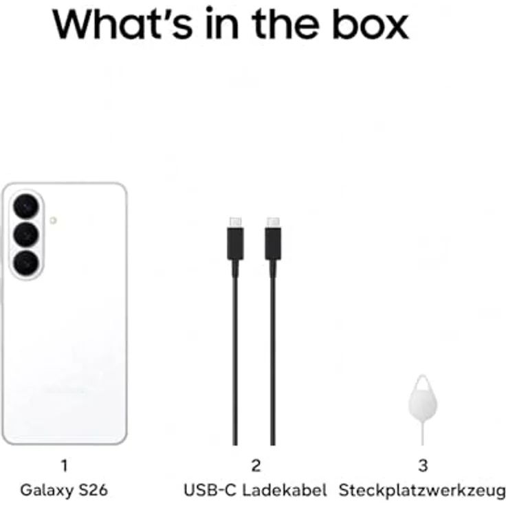 Samsung Galaxy S26 AI Smartphone, Android-Handy ohne Vertrag, 256 GB Speicher, White – Bild 8