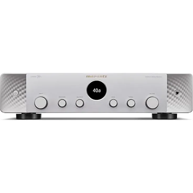 Marantz Stereo 70s Stereo-Gerät mit HDMI-Umschaltung, Streaming über HEOS Built-in, Phono-Eingang und UKW-/DAB+-Radio - Silber