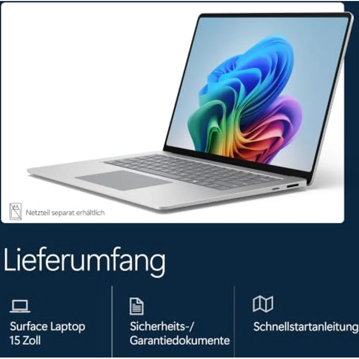 MICROSOFT Surface Laptop 8. Edition - 15 Zoll, Qualcomm Snapdragon X2 Elite, 16 GB RAM, 1 TB SSD, Adreno™ Onboard Graphics, Windows 11 Home – Bild 6