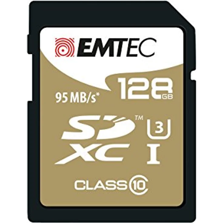 Emtec SD Card 128GB SDXC (CLASS10) Speedin + Kartenblister – Bild 2