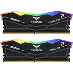 TEAMGROUP T-Force Delta RGB DDR5 RAM 48GB (2x24GB) 8200MHz PC5-65600 CL38 A-DIE Desktop-Speichermodul RAM für 600 700 Series Chipsatz XMP 3.0 Ready Black - FF3D548G8200 0HC38E DC01, Schwarz