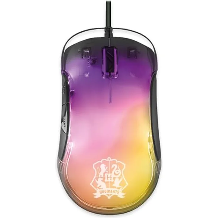 Trade Invaders Gaming Maus - Harry Potter, Souris Filaire mit Retro-Eclairage LED