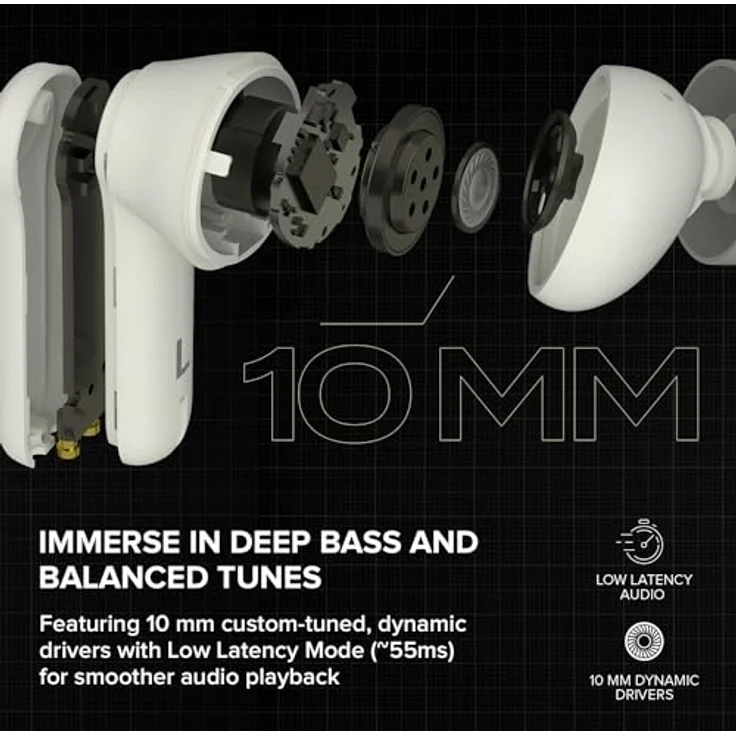 Creative Zen Air Plus, In-ear Bluetooth Kopfhörer mit Anti-Schweiß Technologie, ANC, 8h Akkulaufzeit, kabellos, Blau – Bild 4