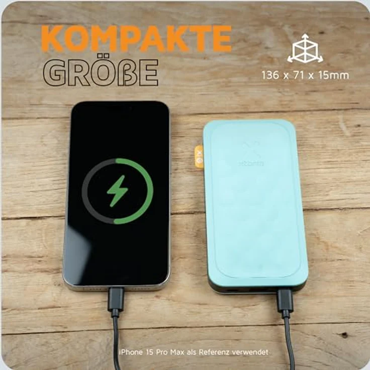 Xtorm Fuel Series Powerbank (10000 mAh, 20 W, 37 Wh), Blau - Nachhaltige mobile Energie – Bild 9