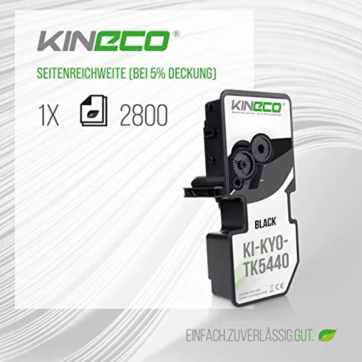 Kineco Toner kompatibel mit Kyocera TK-5440, Schwarz, 2.800 Seiten für ECOSYS MA2100, PA2100 Series – Bild 3