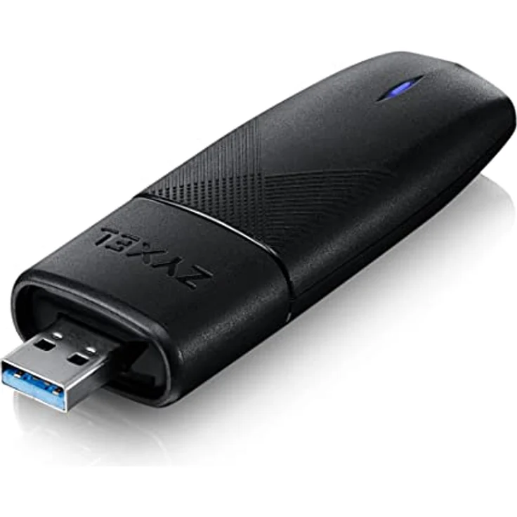 Zyxel NWD7605, Dualband USB 3.0 Netzwerkadapter mit 1800 Mbit/s, Schwarz, Wi-Fi 6 (802.11ax) – Bild 3