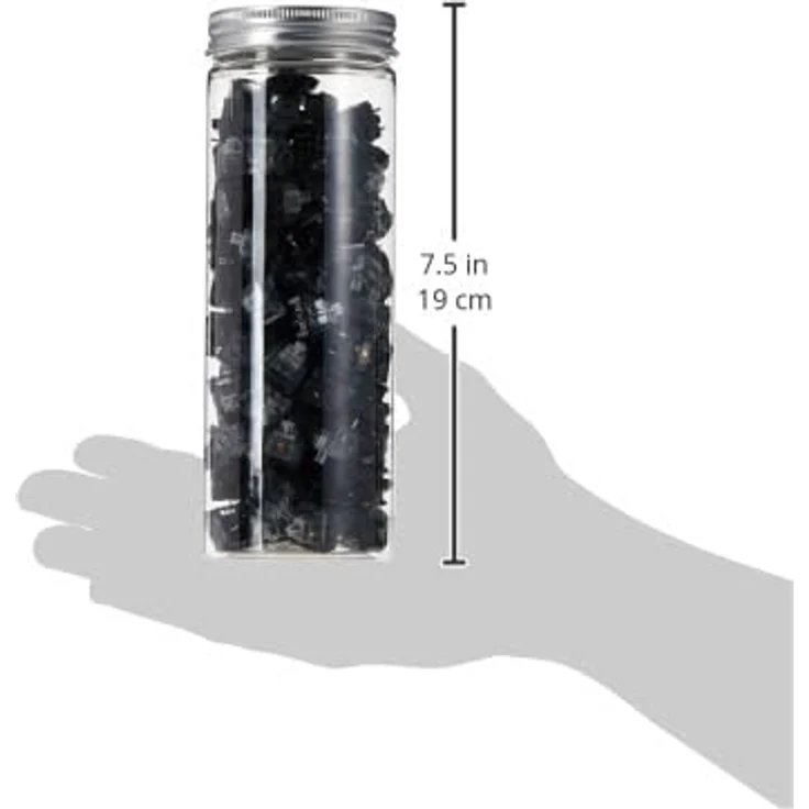 Ducky Kailh Super V2 Speed Silver Switches, mechanisch, 3-Pin, linear, MX-Stem, 38g - 110 Stück – Bild 4