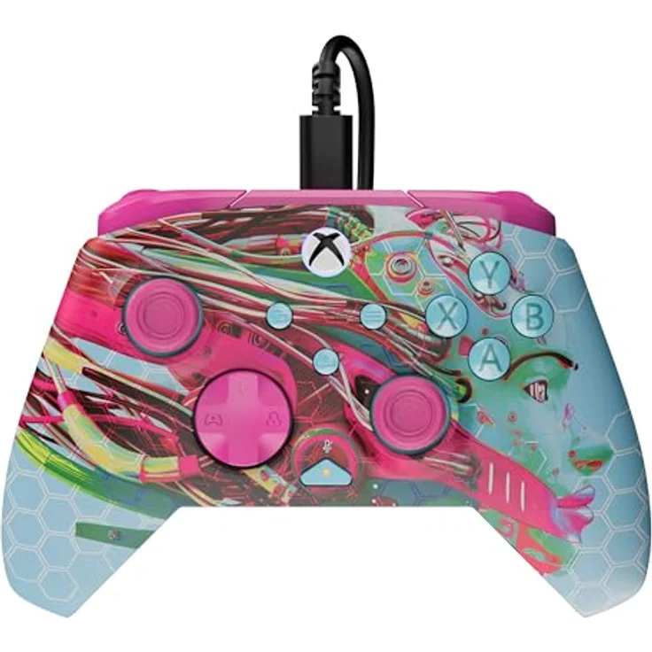 Turtle Beach Rematch Advanced Wired Controller, Programmierbare Rücktasten, Dual-Rumble-Motoren, Mehrfarbig, USB-C-Kabel für Xbox One S und X – Bild 2
