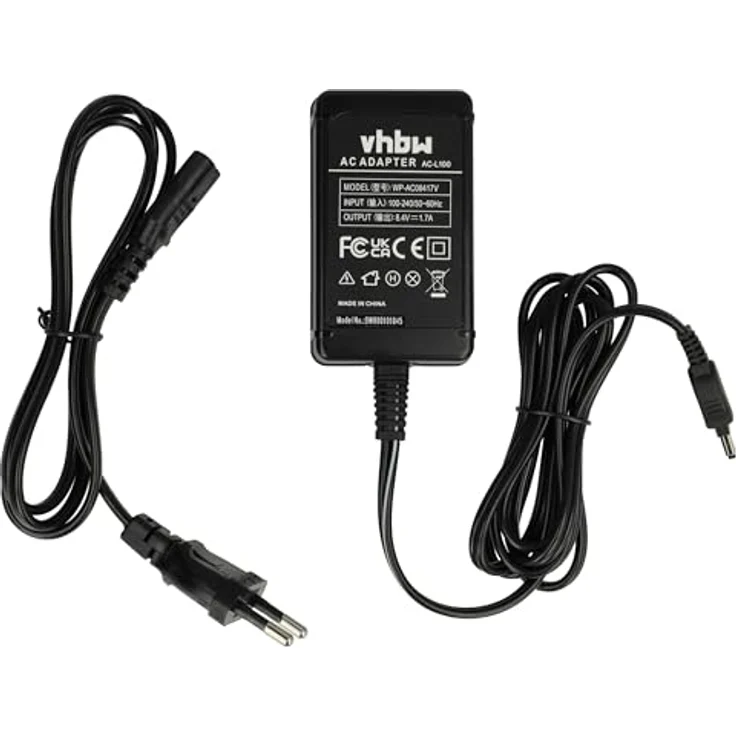 vhbw KAMERA-NETZTEIL LADEGERÄT passend für SONY Handycam CCD-TRV218E, CCD-TRV228E etc. ersetzt AC-L10, AC-L10A, AC-L10B, AC-L15, AC-L15A, AC-L15B – Bild 4