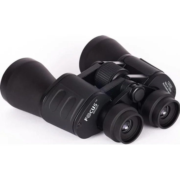 Focus Home Interactive Fernglas 12x50mm, leichtes und sicheres Greifen, MC-Glas, Lieferung mit Etui und Reinigungstuch
