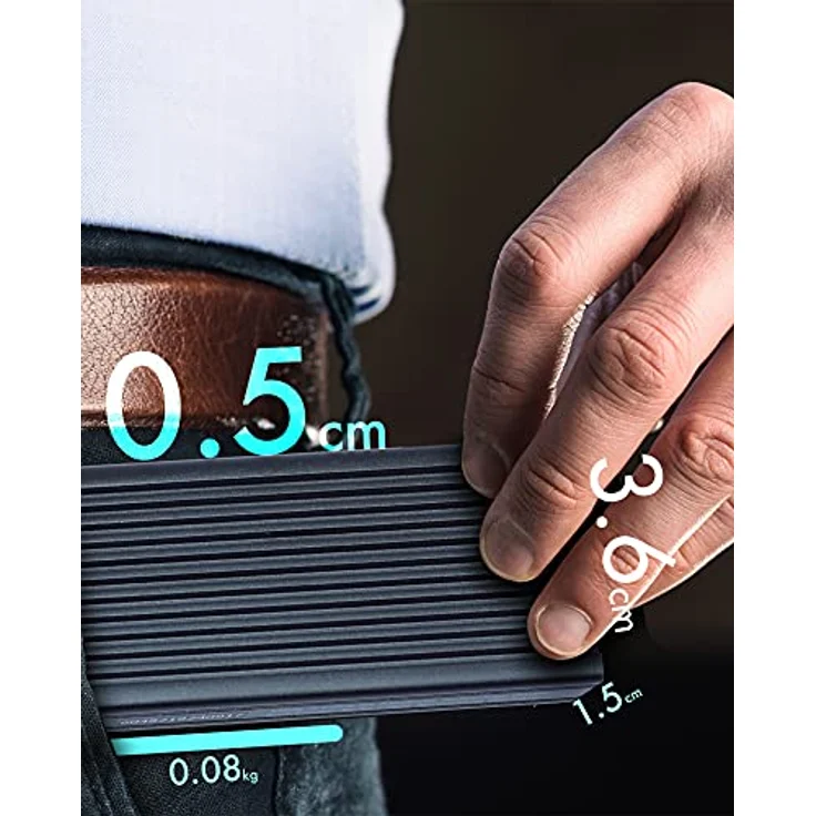 ICY BOX M.2 NVMe SSD Gehäuse, USB-C 3.1 Anschluss (Gen2, 10 Gbit-s), PCIe M-Key, Aluminium, schwarz – Bild 6