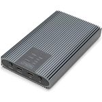DIGITUS M.2 Klonstation - USB 3.2 Gen2x2 Typ-C - 20 Gbit/s - 8TB NVMe-SSD Unterstützung - Aluminiumgehäuse - Grau - Preisvergleich