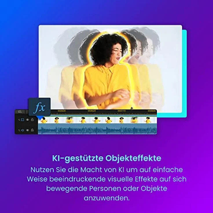 CyberLink PowerDirector 365 - 12 Monate / Professionelles Videobearbeitungsprogramm für PC mit Greenscreen und tausenden Effekten / Fotoshow / Filmproduktion / Screen Recorder / Windows [Box] – Bild 4