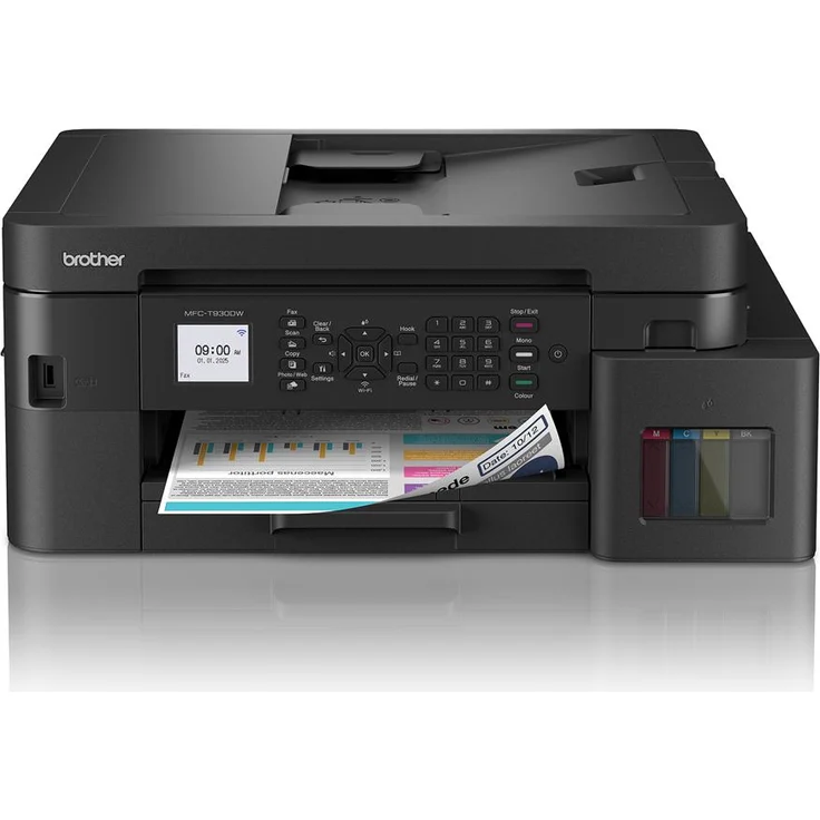Brother MFC-T930DW Multifunktionsdrucker A4, Tintenstrahl mit 6000 x 1200 DPI, 30 Seiten/Min, Wi-Fi, Duplexfunktion, mobilem Drucken