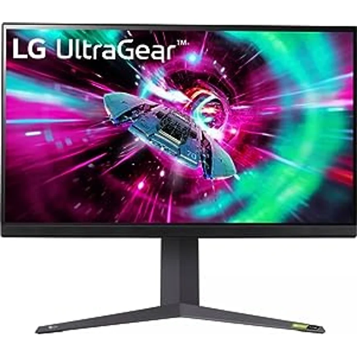 LG UltraGear 32GR93U-B.AEU, 31,5 Zoll 4K Gaming Monitor mit 1ms Reaktionszeit, schwarz – Bild 1