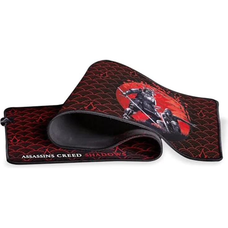 Freaks and Geeks Mauspad XL – Assassin's Creed Shadows, optimierte Gleitfähigkeit, rutschfeste Gummibasis, 770 x 295 mm, 3 mm Dicke – Bild 2