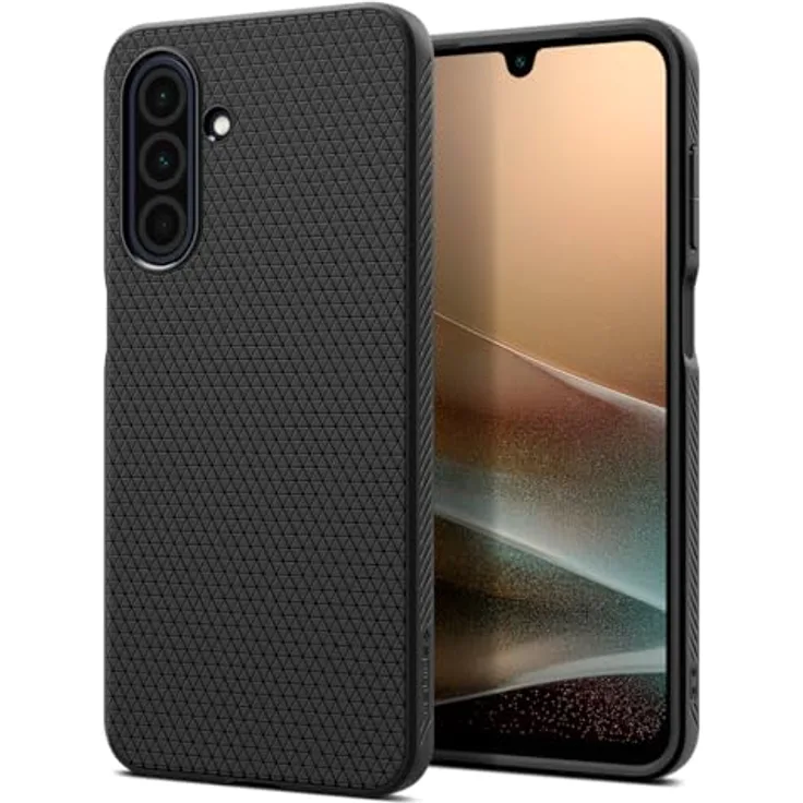 Spigen Liquid Air für Samsung Galaxy A26 5G Hülle [Anti Rutsch] Case Handyhülle mit Militärschutz und Kameraschutz Schutzhülle Cover - Matte Black
