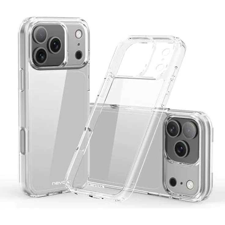 Nevox StyleShell Flex für Apple iPhone 17 Pro Max (6,9 Zoll) – Transparente TPU Handyhülle, Ultra Slim 0,7 mm, Kristallklar, 360° Kratzschutz, Passgenau mit Kameraschutz – Bild 3