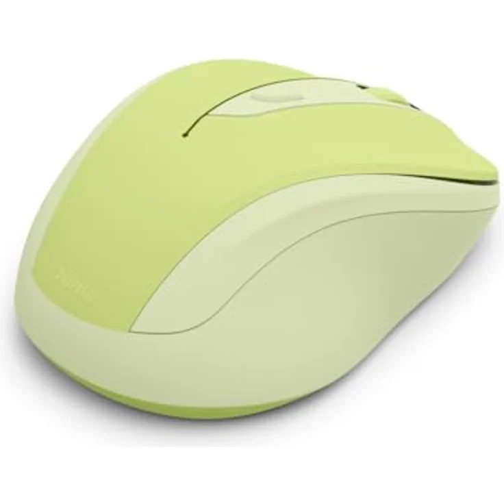 Hama WM-400, Ergonomische Funkmaus mit 1600 DPI, 6 Tasten, geräuschlos, grün – Bild 4