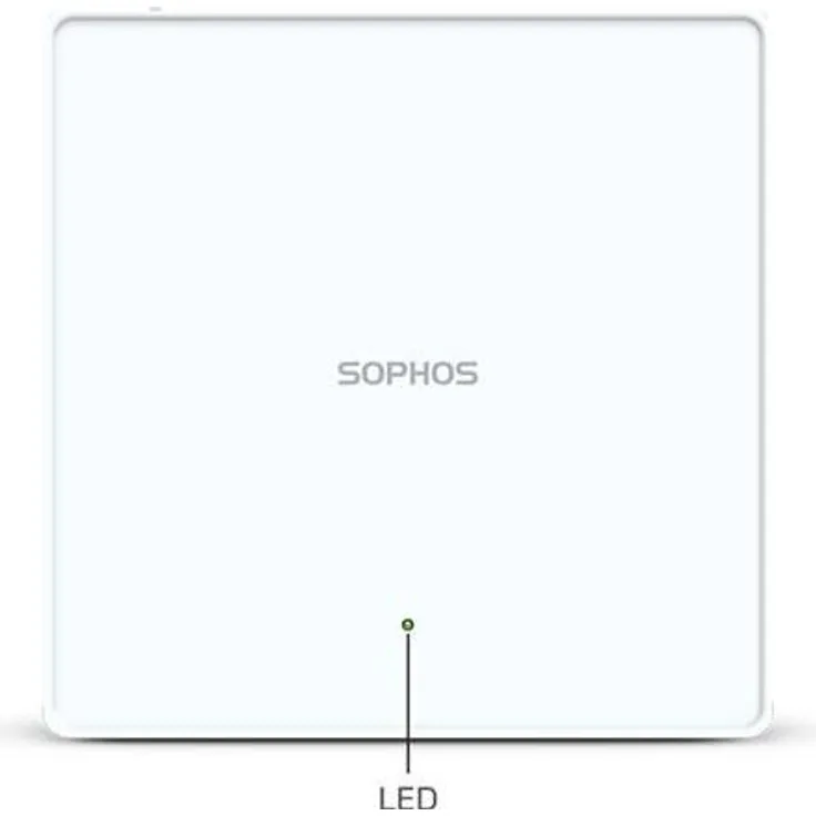 Sophos AP6 840, plenum-zugelassener Access Point, Wi-Fi 6 (802.11ax), bis zu 2400 Mbit/s, PoE-fähig, Wand- und Deckenmontage