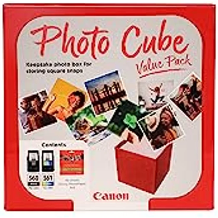 Canon PG-560/CL-561 Photo Cube Value Pack Schwarz/mehrere Farben Value Pack 3713C007 – Bild 1