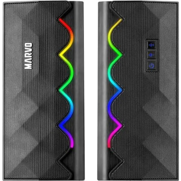 MARVO PC-Lautsprecher, Hochleistungs-Lautsprecher für den PC – Bild 1