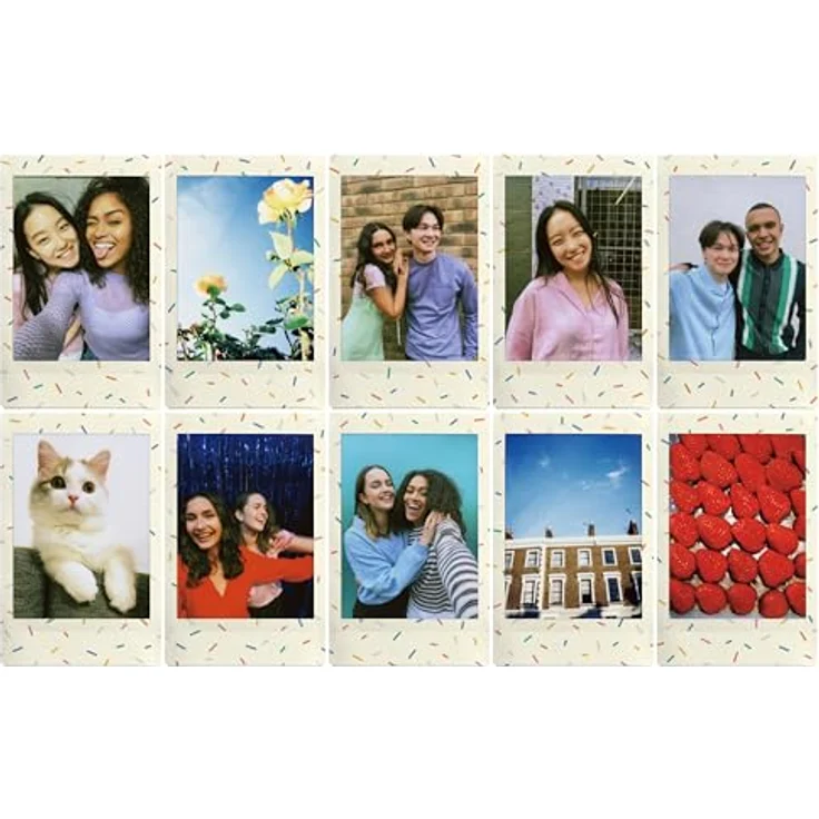 FUJIFILM instax Film Sprinkles, Sofortbildfilm für analoge Fotografie, 10 Bilder, 54 x 86 mm – Bild 8