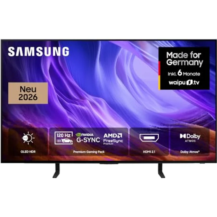 Samsung GQ48S85H OLED 4K Smart TV, 48 Zoll (121 cm), UHD 4K, Dolby Atmos, Vision AI Companion, Slim Design – Bild 1