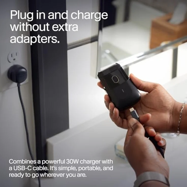 TwelveSouth PowerCord Ladegerät mit 30 W PD 3.0, 1.2m USB-C Kabel, flaches und strapazierfähiges Design – Bild 4